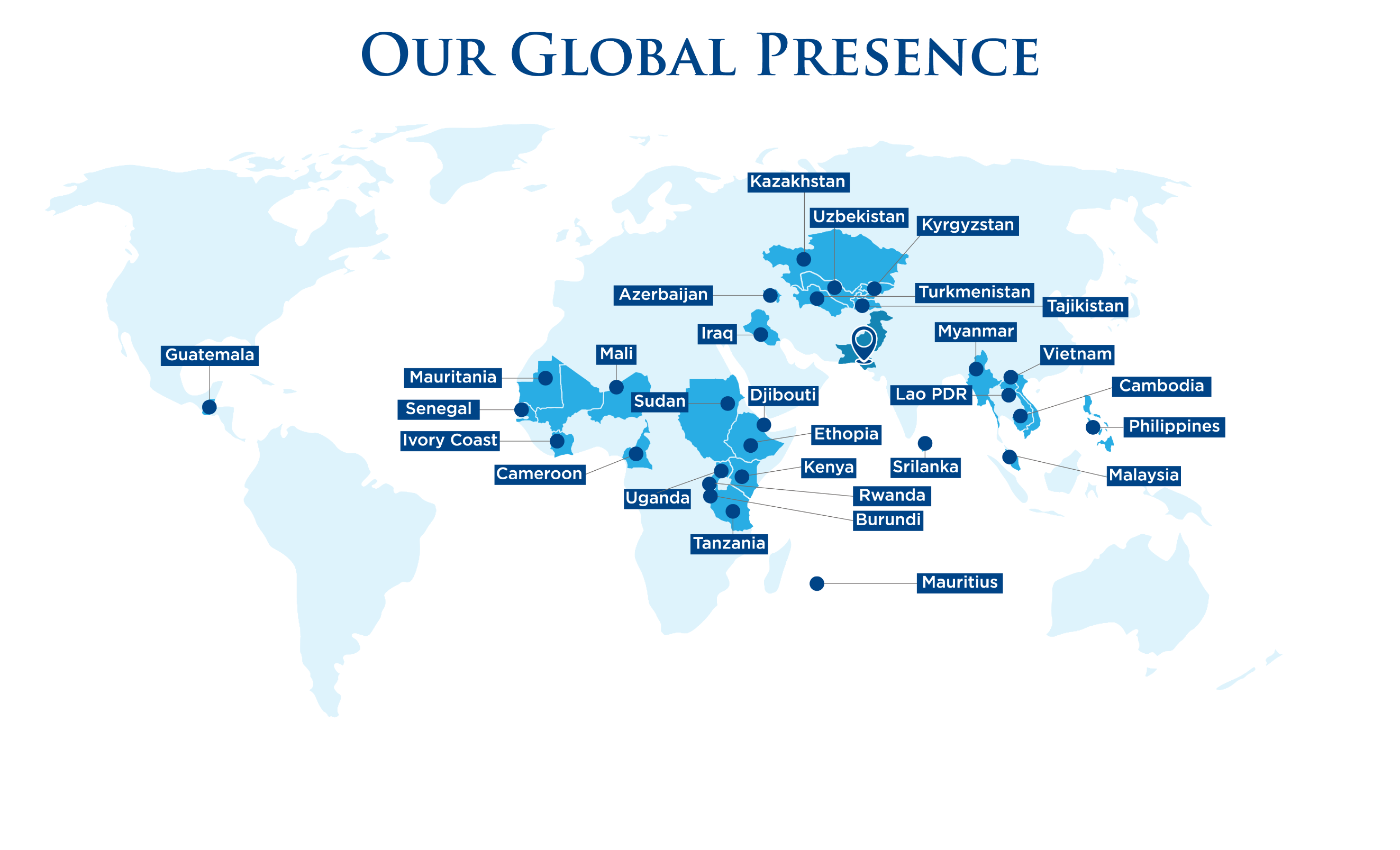 ATCO Global Presence Map